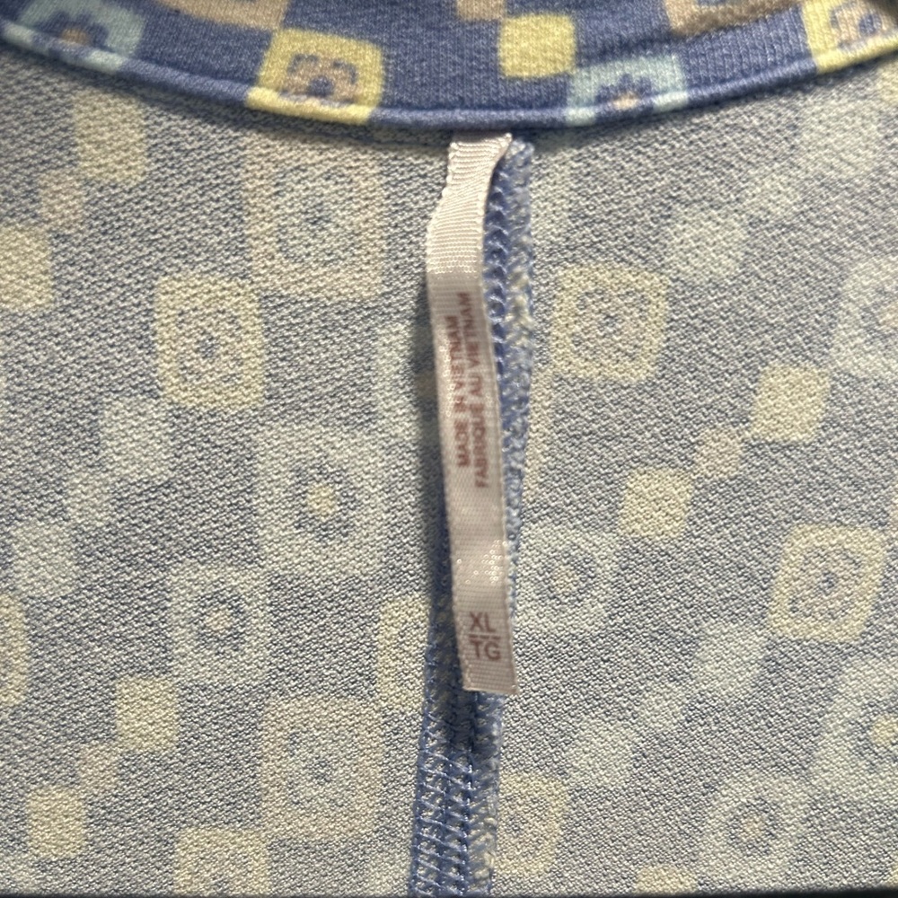 Free People Blue and Yellow Patterned Jumpsuit - Picture 3 of 5